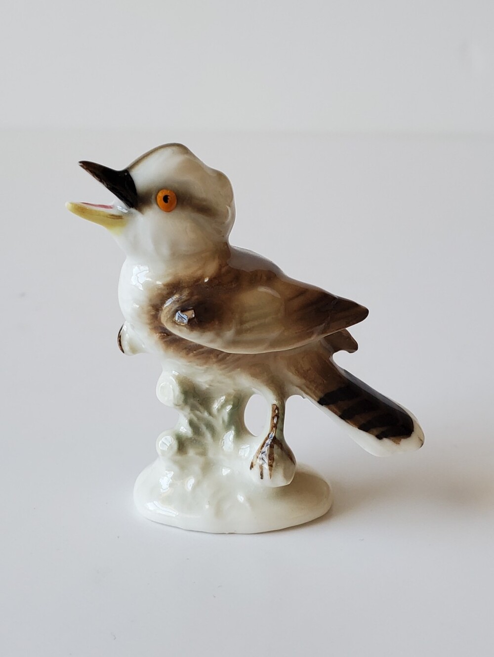 Vintage Miniature Bone China Australian Native Bird Kookaburra Made In Japan